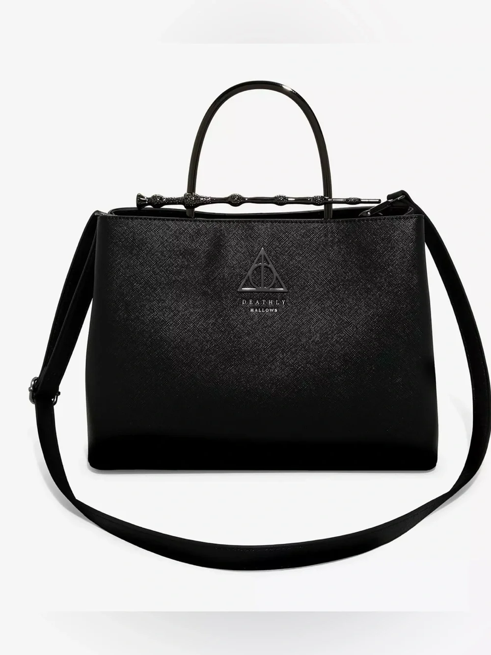 Black Loungefly Harry Potter Elder Wand Handbag - BoxLunch Exclusive